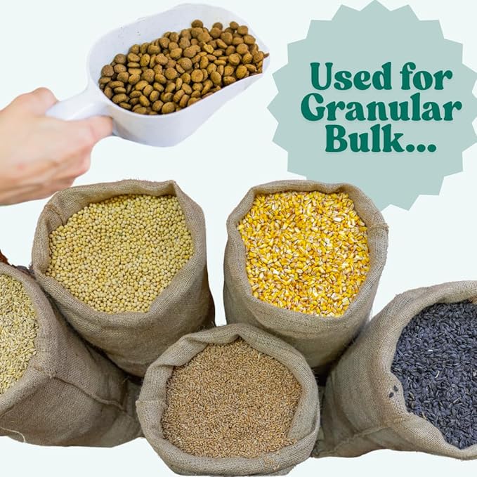 39 mL (8 Teaspoon | 1.32 Oz. | 2.63 Tablespoon) Long Handle Scoop for Measuring Coffee, Pet Food, Grains, Protein, Spices and Other Dry Goods (Pack of 25)