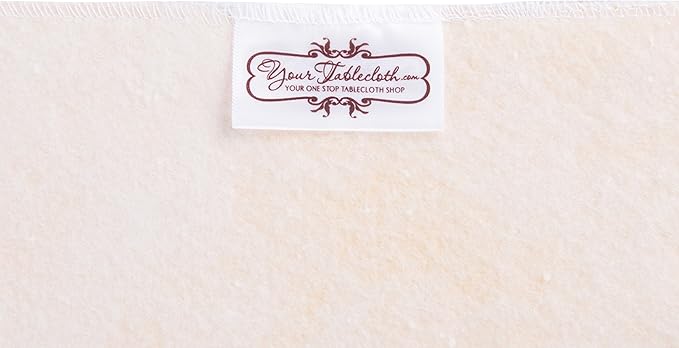 Yourtablecloth Heavy Duty Vinyl Rectangle or Square Tablecloth – 6 Gauge Heavy Duty Tablecloth – Flannel Backed – Wipeable Tablecloth with Vivid Colors & Many Sizes 52 x 120 Ruby Red