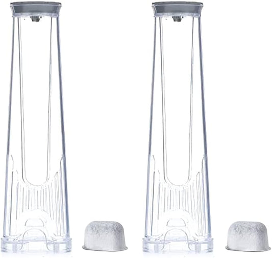 BFDYY For Keurig Starter Kit Replacement 2.0 Coffee Maker - for Keurig Parts Includes 2 Pcs Side Reservoir Filter Holder and 2 Pack Water Filter Cartridges (Clear-2pcs)