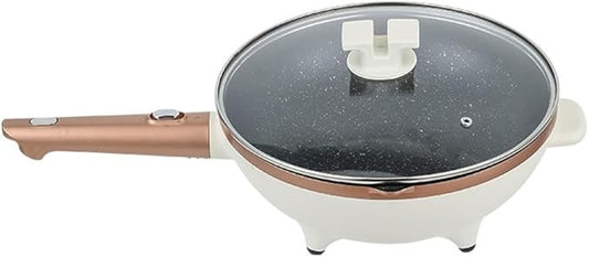 Electric Wok Integrated Wok Electric Wok Electric Hot Pot Home Electric Hot Pot,D-Light Grey