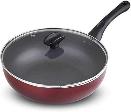 Wok - Electric Stir-Fry Wok， Auto Cooking Cooker， Stir-Fry Wok， Sauté Wok， Slow Cooker， Stew Pot， Automatic Stir-Fry， Saucepan， Cook Soup-34cm，34cm