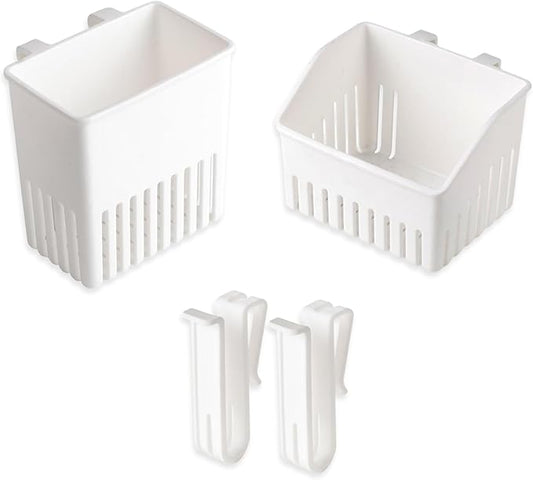3 Pack Silverware Drying Basket, Silverware Drainer, Utensil Drainer, Escurridor De Cubiertos Plastico, Knife and Fork Storage Rack, Cup Rack Drying, Cup Rack for Drying in Kitchen