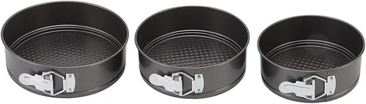Cake Pan Set, Round Cheesecake Pan, Nonstick Cake Pan with Removable Bottom for Cheesecakes, Yogurt Cakes, Mousse, Coffee Cakes (24/26/28)