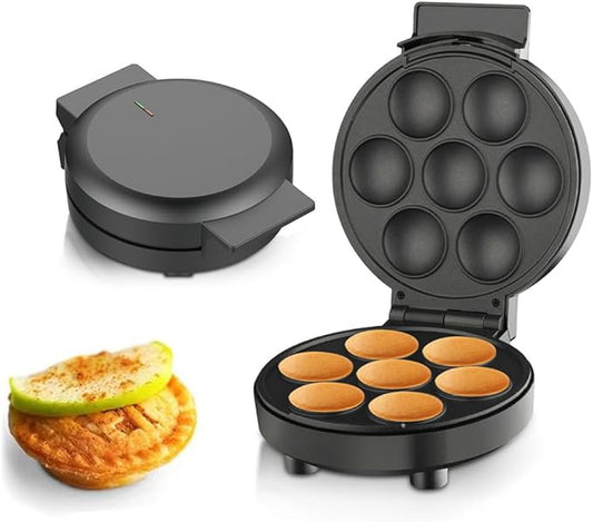 Household Cupcake Maker Electric Cupcake Machine 1000W Cake Pop Maker Non-Stick Surf Makes 6 Cup Cakes for Kids Breakfast Machine