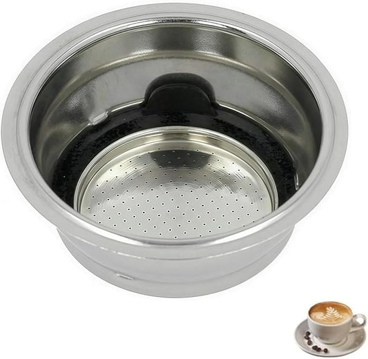 2 -Cup Easy Clean Filter 5513281001_SML Compatible with De'Longhi Replaces EC331 EC680 EC685 EC695 EC820 EC850 EC860 ECF01 ECO311 ECP3220 ECP3420 ECP35 ECP3630 ECZ351 Espresso Machines Filter