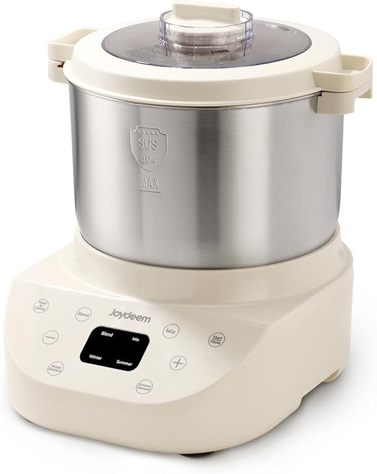 Joydeem Electric Dough Maker, 9.5Qt with Winter & Summer Fermentation, Dual Functions (MIX for Dough/Kneading, BLEND for Filling) - Ideal for Bread, Pizza, Roti, Dumplings, Sourdough, HMJ-A901