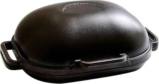 Challenger Bread Pan Cast Iron Loaf Pan with Lid for Artisan Sourdough and Homemade Bread Baking, Pre-Seasoned, Heavy Duty, Oven Safe, Made in USA