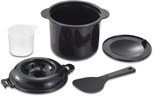 Home & Appliances Rice Cocker Only for Microwave Oven 2-cup Chibikuro-kun Model: