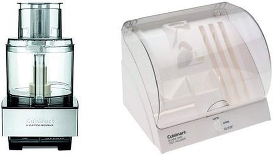Cuisinart DFP-14BCNY 14-Cup Food Processor, Brushed Stainless Steel and Cuisinart BDH-2 Blade and Disc Holder Bundle