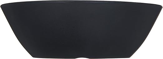 Carlisle FoodService Products Ridge Reusable Plastic Bowl for Home and Restaurant, Melamine, 52 Ounces, Soapstone, (Pack of 12)