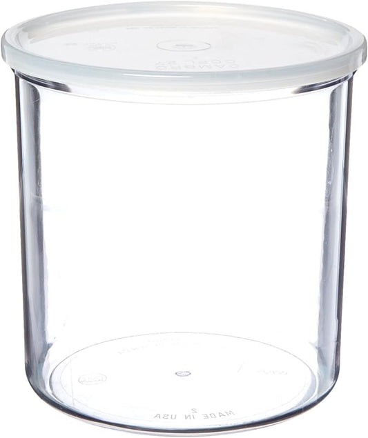 Cambro CCP27152 Clear 2.7 Qt Crock with Lid, Clear, Pack of 1