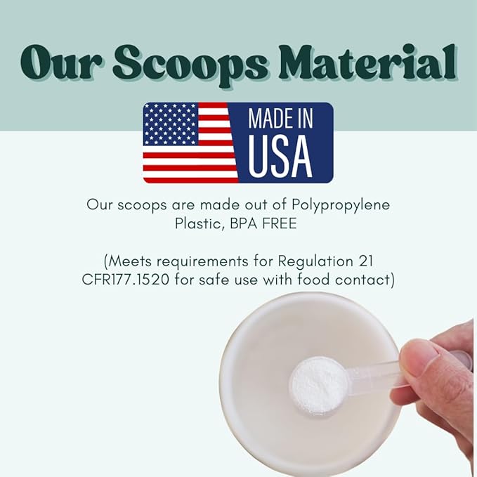 9 mL (9 CC) Long Handle Scoop for Measuring Coffee, Pet Food, Grains, Protein, Spices and Other Dry Goods (Pack of 5)