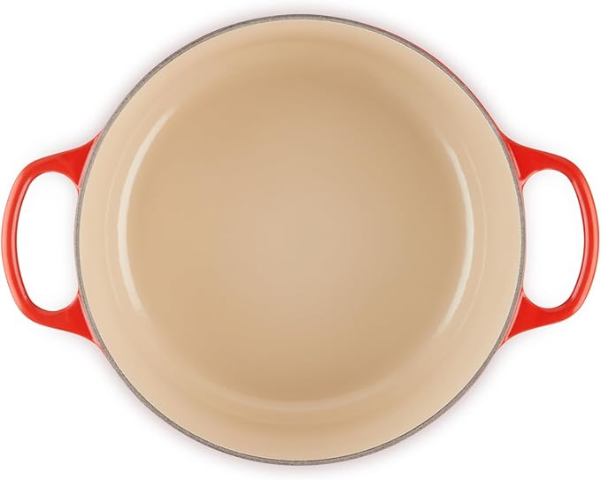 Le Creuset Enameled Cast Iron Signature Round Dutch Oven, 4.5 qt., Cerise
