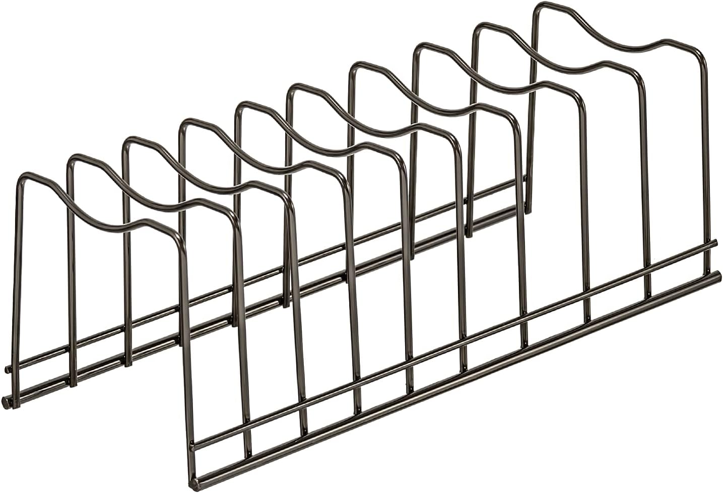 Pot Lid Organizer, Pot Lid Rack Holder, Rest Cutting Board, Bakeware, Pots & Pans, Serving Trays, Reusable Containers in Cabinet Pantry, Stainless Steel