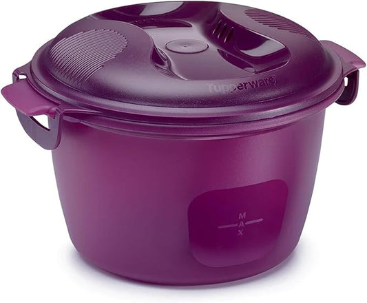 Tupperware Microwave Rice Cooker Purple Large 3L or 12 cup