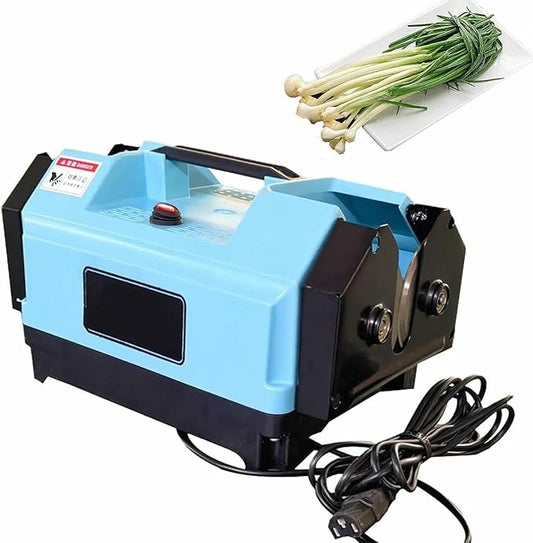 Electric Garlic Root Stem Cutter, Garlic Top Tails Remover Machine, for Onion, Single Garlic