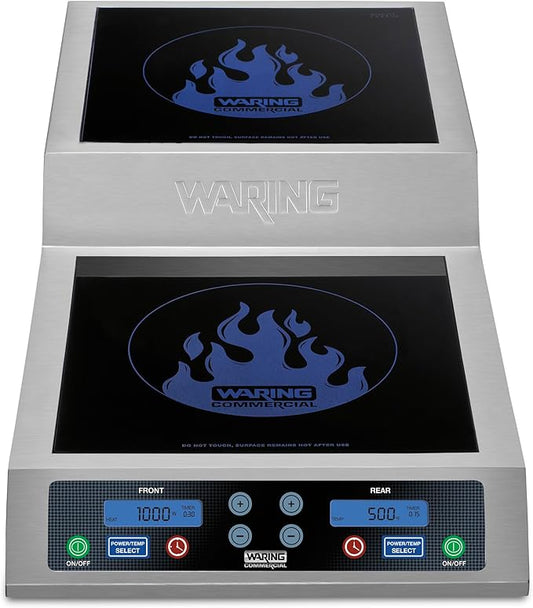 Waring Commercial Heavy-Duty Commercial Double Induction Range, 208/240V, 3600W