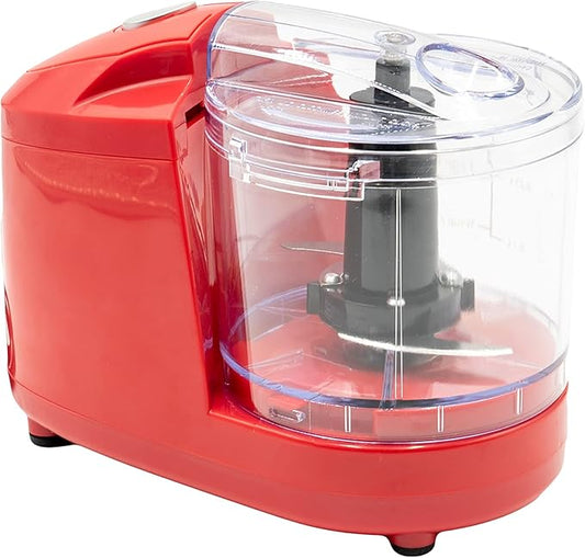 Better Chef 1.5-Cup Mini Food Processor | Stainless-Steel Blade | Pulse Switch (Red)