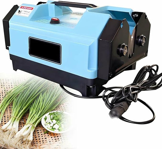 Electric Garlic Root Stem Cutter, Double Head Garlic Top Tails Remover Machine, Cut Beard and Roots