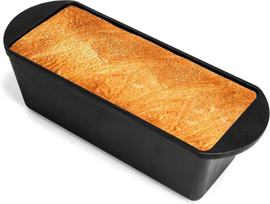 Cast Iron Bread Pan 13x5 Inch Loaf Pan, Cast Iron Baking Pan for Sourdough and Sandwich Bread Loaves