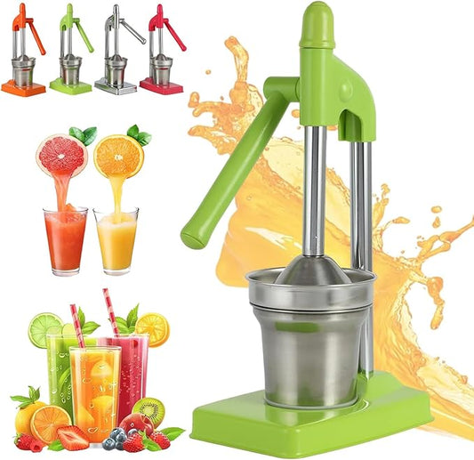 Cast Iron Juicer Hand Press, Manual Juicer Hand Press, Heavy Duty Countertop Lime Citrus Crush Machine for Fresh Lemonade Orange Juice, Easy to Clean, Home and Kitchen