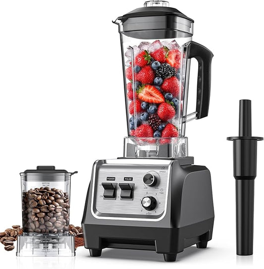 1800W Blender for Smoothies 70 oz Large Capacity Countertop Blenders with 20 oz Grinding Cup - 28000RPM High Speed Kitchen Blender for Ice Crushing, Frozen Drinks, Milkshakes & Puree