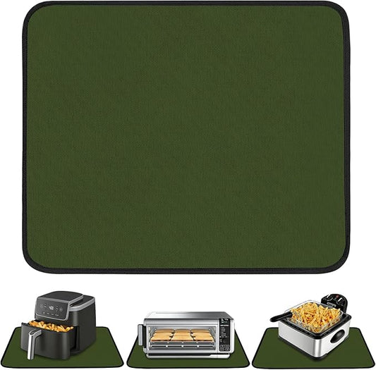 21x24in Heat Resistant Pad, Countertop Protector Mat for Big Appliances, Hot Pads Under Air Fryer Oven, Wide Kitchen Mat