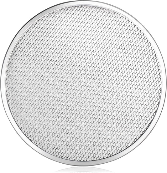 16-inch Aluminum Pizza Screen | Commercial Grade Pizza/Baking Screen for Oven | Pizza Baking Tray for Home And Restaurant | Round, Aluminum, 16-inch [1PK]