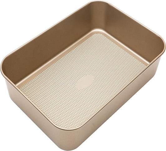 Kitchen Details Pro Series Deep Roasting Pan | Nonstick | Textured Diamond Base | Creates Even Heating | Safe up to 500 Degrees | Durable | Easy to Clean | Bakeware